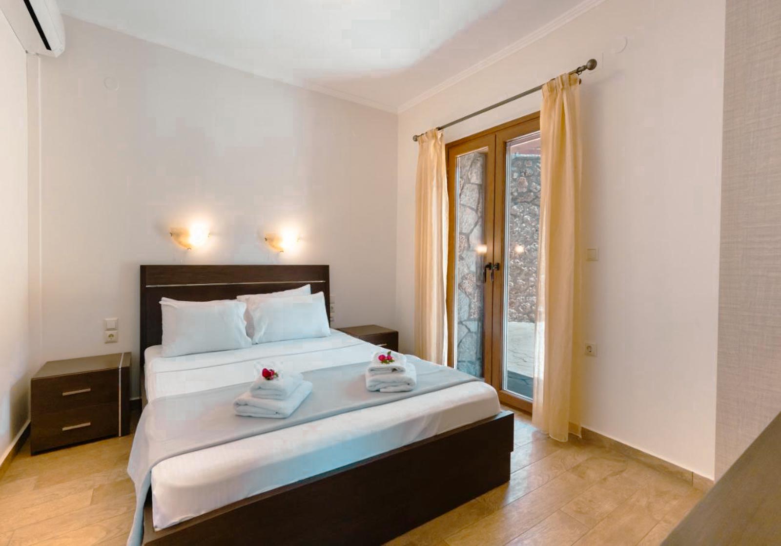 Bedroom with Dark Wood Furniture